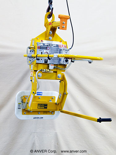 ANVER Electric Powered Generator with EZ-TILT Adapter and Single Foam Pad Attachment for Lifting and Tilting Wall Panels 36" sq (914 mm) up to 500 lb (227 kg)